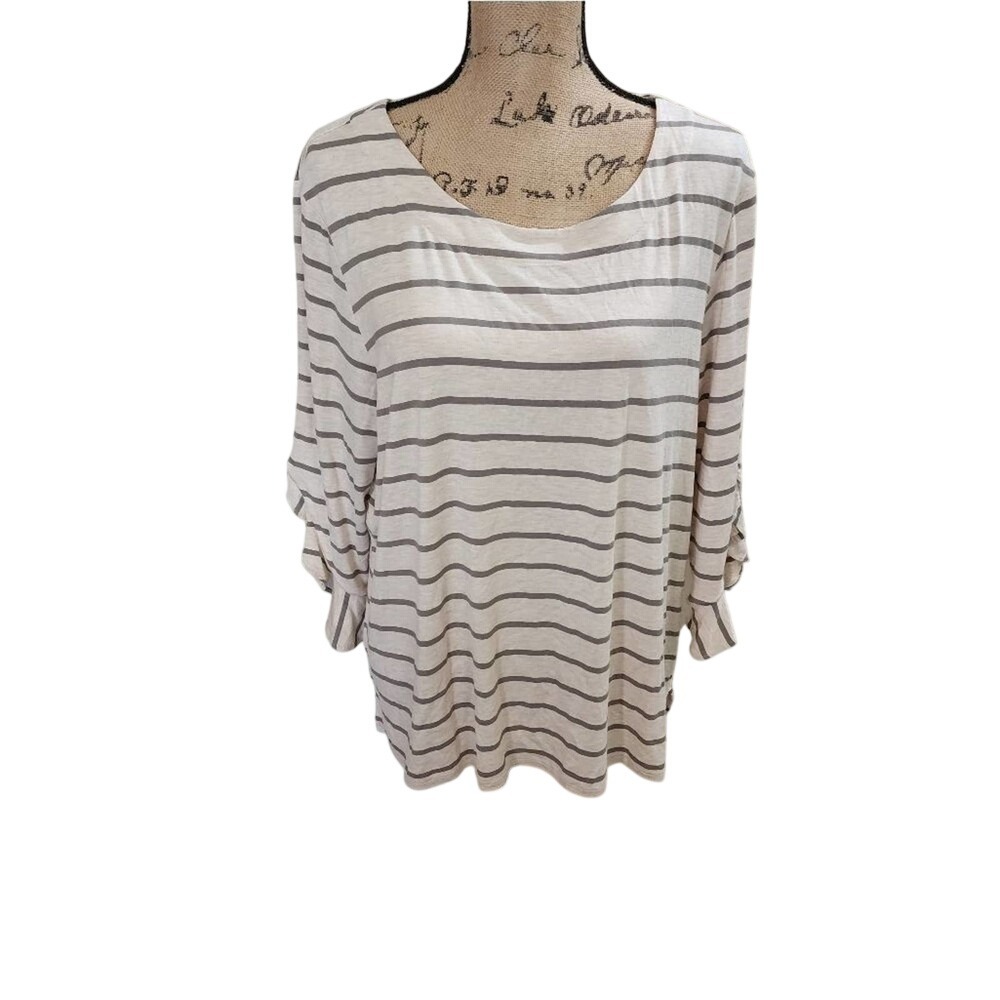 Chico's super soft‎ striped shirt size XL